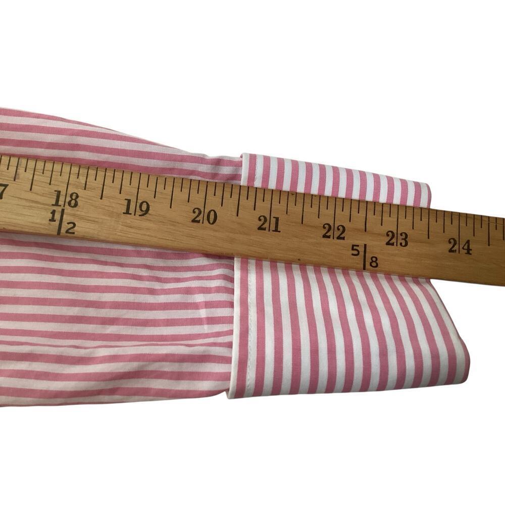 Vintage John Forsyth button down shirt pink stripe women’s sz 6 - Picture 7 of 8